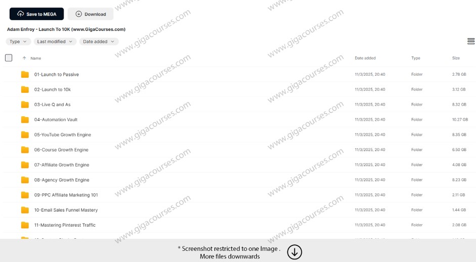 Adam Enfroy - Launch To 10K