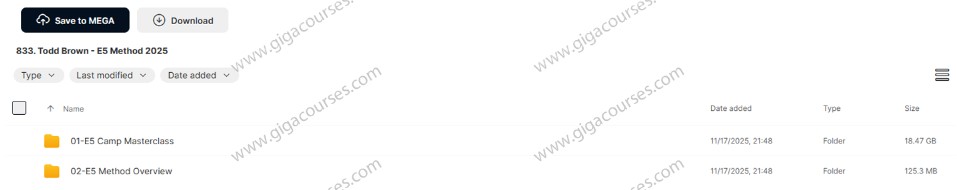 Todd Brown - E5 Method 2025