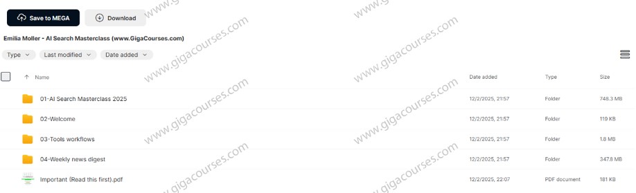 Emilia Moller - AI Search Masterclass