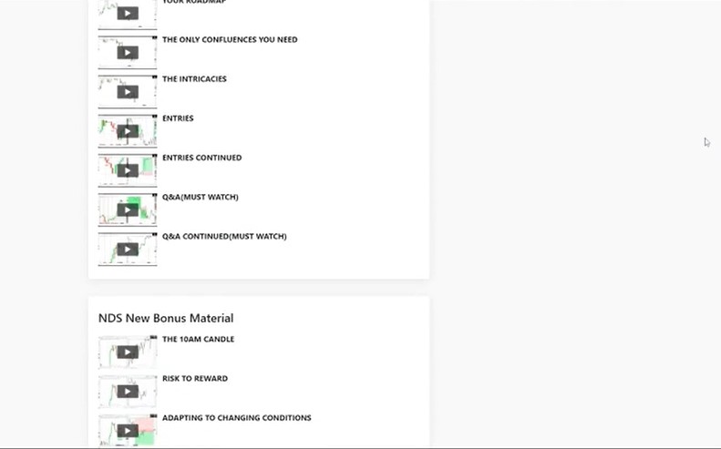 Course Structure and Learning Framework
The NDS Academy is organized into multiple modules, ranging from foundational forex concepts to advanced SMC techniques. The course begins with market structure, understanding trend shifts, and identifying supply and demand zones. It gradually progresses into refined concepts such as liquidity grabs, breaker blocks, mitigation blocks, and higher-timeframe confluences. This structured progression makes the learning curve manageable even for beginners.

One of the standout features of the course is its consistent emphasis on understanding why the market moves the way it does. Instead of signal-based shortcuts, the academy teaches traders to read market behavior using institutional concepts, ensuring clarity and confidence in execution.

Teaching Style and Mentorship Quality
Rockz FX, the creator of the program, is known for his clear and no-nonsense teaching style. Lessons are delivered through detailed video tutorials, chart breakdowns, and live trading sessions. The explanations are practical, logic-driven, and stripped of unnecessary complexity, which helps learners grasp advanced concepts faster.

The mentorship component is strong, offering regular updates, chart markups, Q&A opportunities, and trading psychology guidance. Many students highlight that the pace and level of detail make it easier to transition from theory to real market application.

Key Concepts and Methods Taught
The curriculum covers essential SMC-based techniques, including:

Identifying market structure shifts

Recognizing high-probability supply and demand zones

Liquidity pools and manipulation patterns

Institutional candle formations

Entry models using confirmations

Risk management and trade journaling

The course also includes backtesting sessions and real-chart case studies, which reinforce the strategies and show how they work across various market conditions.

Community and Support System
NDS Academy provides access to a supportive trader community where members can share markups, ask questions, and learn collaboratively. The community aspect adds long-term value, helping students stay motivated and accountable. The active interaction between mentors and traders ensures that no student feels lost or unsupported.

Strengths of Rockz FX – NDS Academy
The biggest strength of the course is its clarity. Complex SMC concepts are taught in a simple and actionable way. The combination of theory, practice, and mentorship creates a learning environment that benefits both beginners and experienced traders. The course also promotes disciplined trading, focusing strongly on risk management and emotional control.

Areas for Improvement
Although comprehensive, the course can feel overwhelming for absolute beginners who have no prior exposure to forex. Some modules require careful revision to fully understand the terminology and logic. Additionally, traders looking for automated tools or trade signals will not find them here, as the academy prioritizes manual market reading.

Conclusion: Is the NDS Academy Worth It?
Rockz FX – NDS Academy is a valuable forex trading program for those who want to master smart money concepts through a systematic and mentorship-supported approach. With its detailed lessons, practical breakdowns, and focus on trading psychology, the course provides the tools needed to develop a confident and consistent trading strategy. For traders serious about learning institutional-style trading, the NDS Academy is a strong investment and stands out as one of the better SMC-focused courses available.