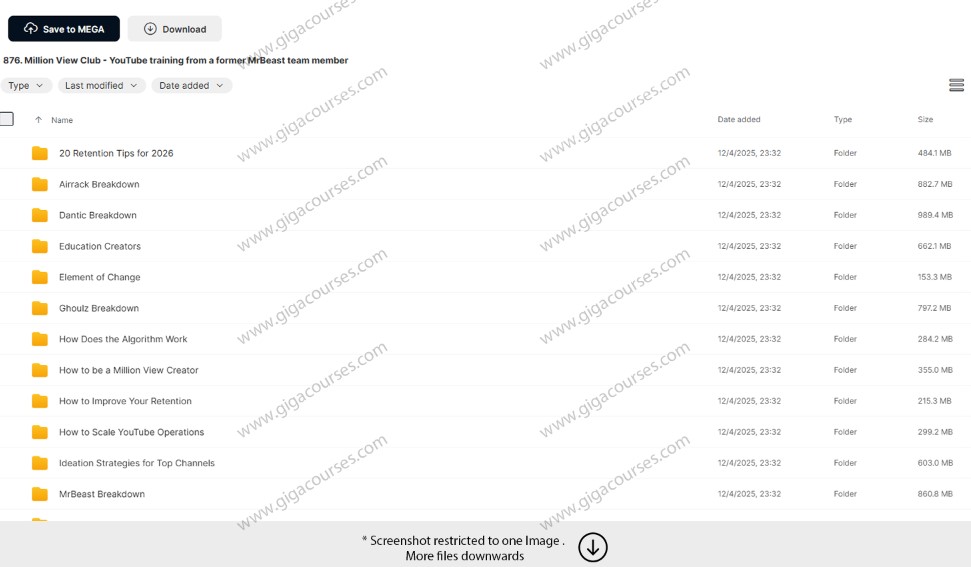 Million View Club - YouTube training from a former MrBeast team member