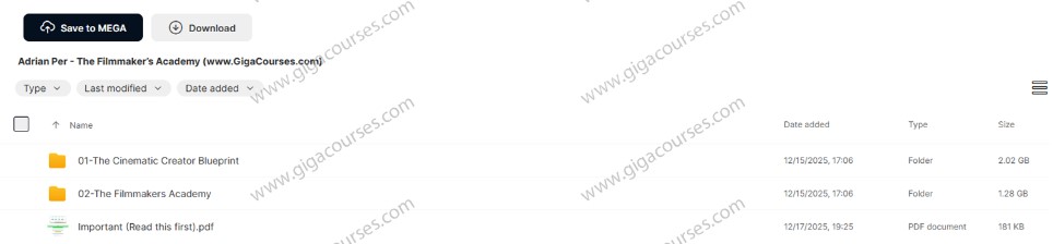 Adrian Per - The Filmmaker’s Academy