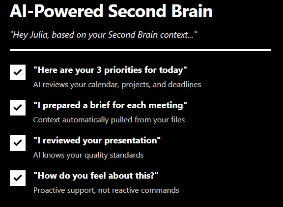 Ai Second Brain - Stop Babysitting ChatGPT. Start Working 10x Faster.