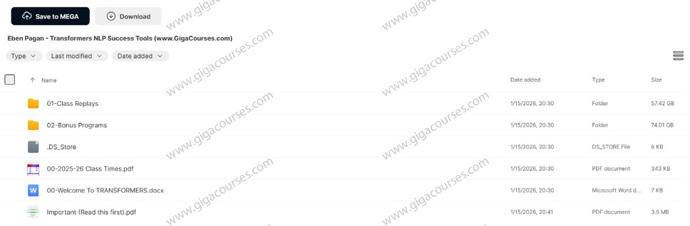 Eben Pagan - Transformers NLP Success Tools