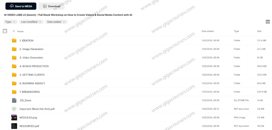 AI VIDEO LABS v2 (beech) - Full Stack Workshop on How to Create Videos & Social Media Content with AI