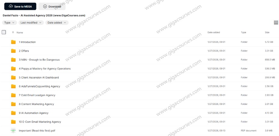 Daniel Fazio - AI Assisted Agency 2026