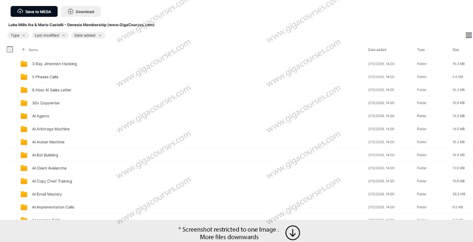 Luke Mills Iha & Mario Castelli - Genesis Membership